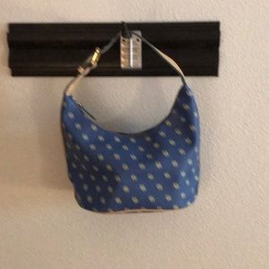 VINTAGE DOONEY BOURKE BLUE HOBO NWT